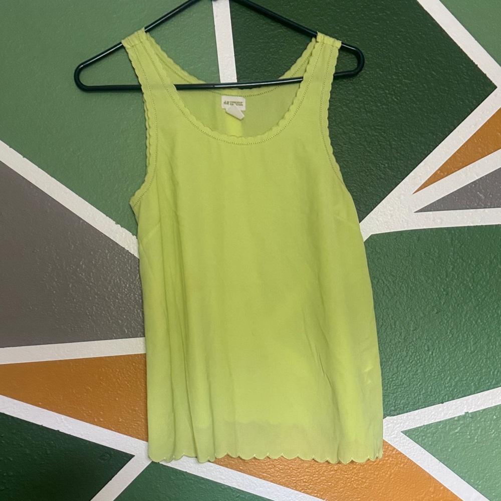 H&M Lime Green Tank Top